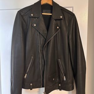 Men’s leather All Saints Jacket large